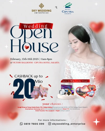 Wedding Open House Ciputra Hotel Jakarta x Sky Wedding Enterprise