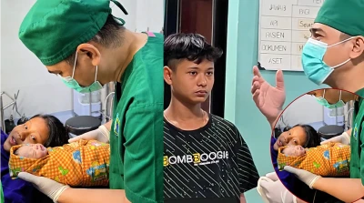 Kisah Haru Remaja 14 Tahun Melahirkan Didampingi Suami 16 Tahun, Pesan Dokter Ini Menyentuh Banyak Hati