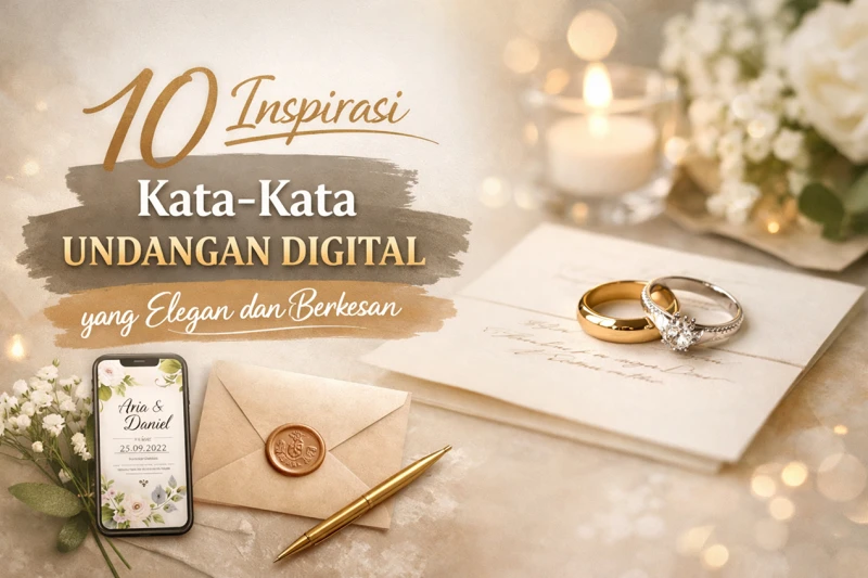 10 Inspirasi Kata-Kata Undangan Digital yang Elegan dan Berkesan