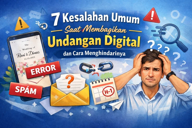 7 Kesalahan Umum Saat Membagikan Undangan Digital dan Cara Menghindarinya