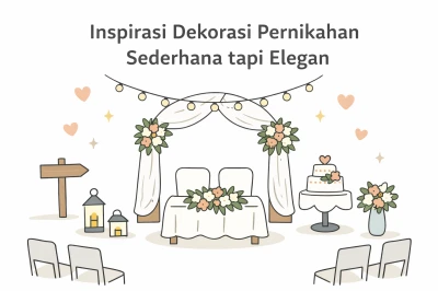 Inspirasi Dekorasi Pernikahan Sederhana tapi Elegan