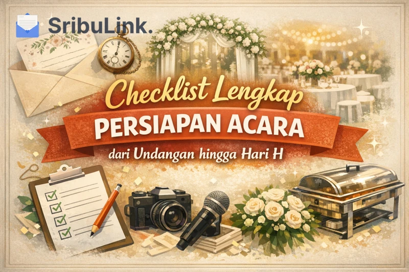 Checklist Lengkap Persiapan Acara dari Undangan hingga Hari H