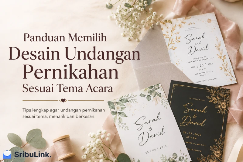 Panduan Memilih Desain Undangan Pernikahan Sesuai Tema Acara