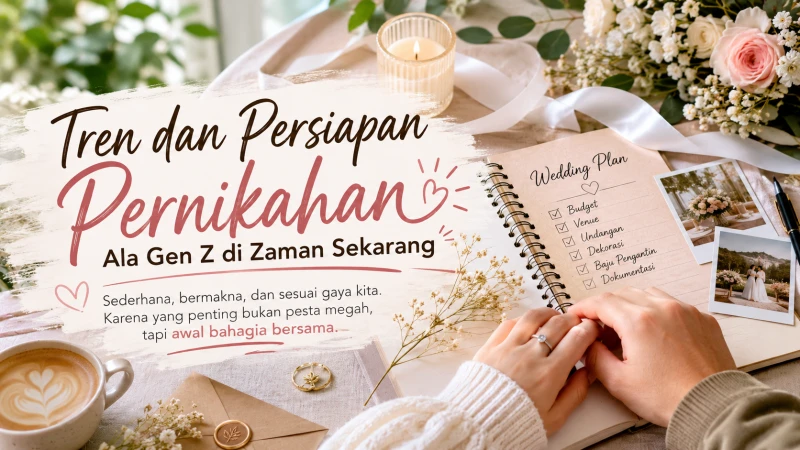 Trend dan Persiapan Pernikahan Ala Gen Z di Zaman Sekarang